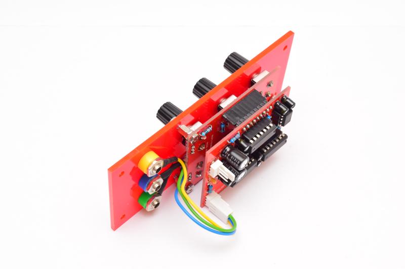 Laying on its side, showing the back of the boards