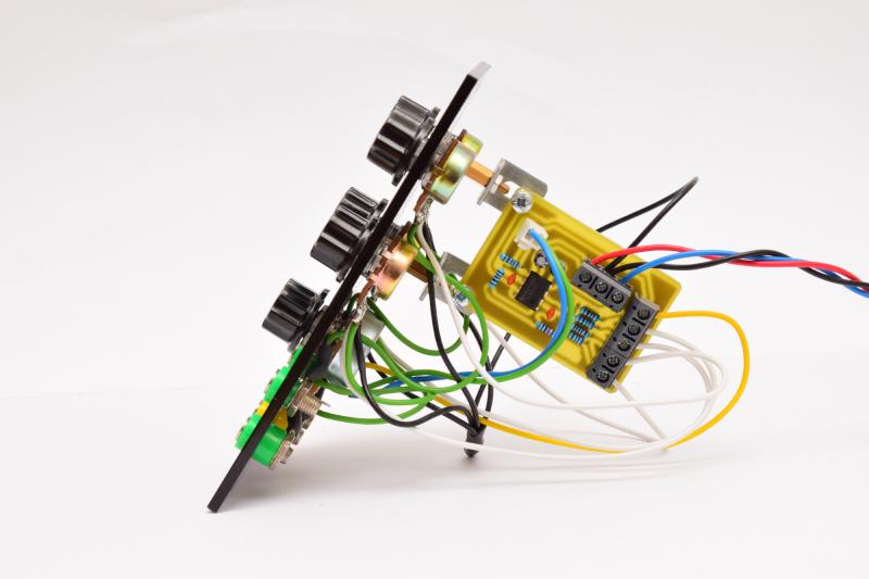 Side view of the board