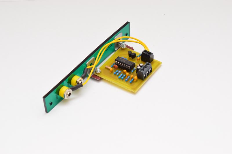 View of the PCB in the noise generator