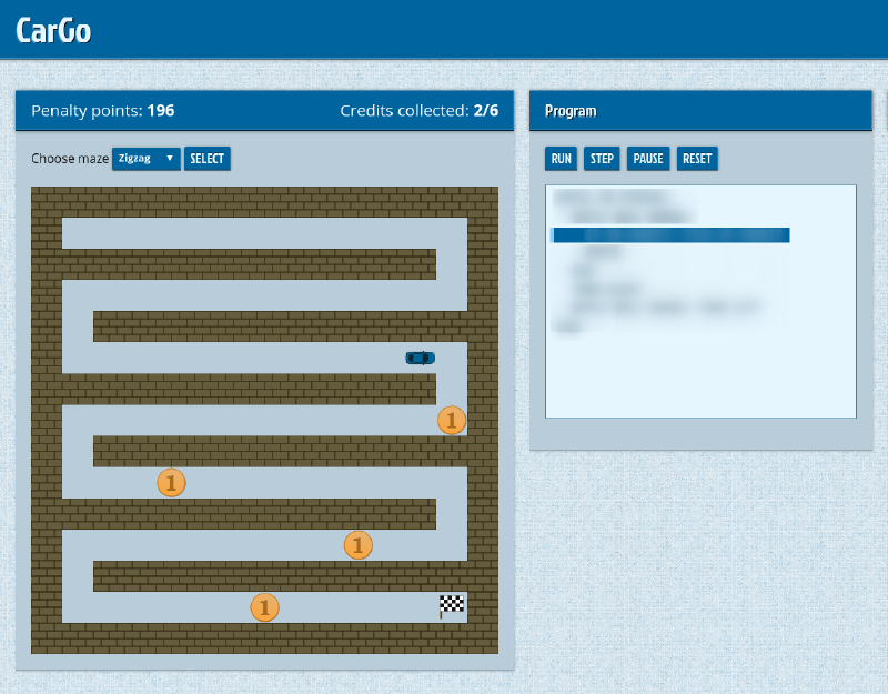 CarGo: Programming Web Game